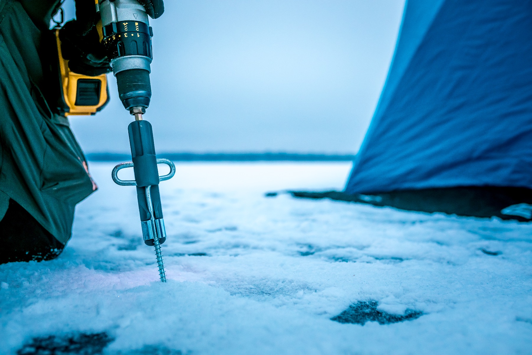 Ice Anchor Installation Tool